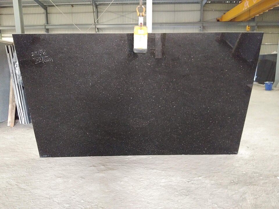 Black Galaxy — stone photograph